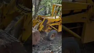 Loading Incense Cedar Logs With Tractor Solo Logging