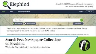 Search Free Newspaper Collections on Elephind.com | Website Tutorial