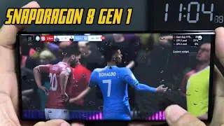 Samsung Galaxy S22 Ultra Dream League Soccer 2024 test DLS24 | Phone Gaming