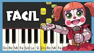 FNAF 5 - I Can't Fix You - TUTORIAL DE PIANO F&Aacute;CIL