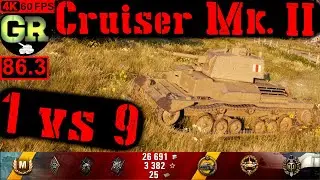 86_World of Tanks Cruiser Mk. II WoT Replay - 9 Kills 1.2K DMG(Patch 1.5.0)