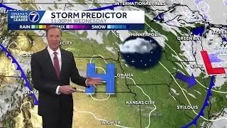 Winds diminishing in Omaha this evening