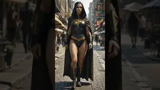 Superhero female version/variant Black Adam incredible hybrid fusion ai. #marvel #dc #blackadam