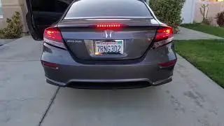 Flashing brake lights