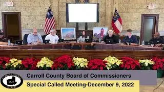 Carroll County, Georgia Live Stream--December 9, 2022