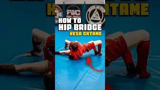 How to hip bridge for kesa gatame pin escape #bjj #sambo #grappling #ufc324