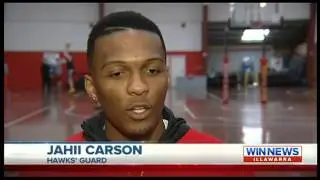 WIN News - Gary Ervin & Jahii Carson, August 25, 2014 | Wollongong Hawks