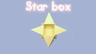How to make paper star box #paperstars #starbox #paperbox #diy #origami #papercraftideas 