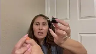Applying toenail fungus treatment