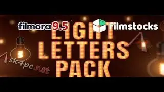 Light Letters Pack  | Free Download For Filmora 9.5 Effects