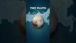 The REAL Truth Behind Pluto 🌑! #Shorts #Facts #DidYouKnow #PlutoSize #SpaceVsEarth #AstronomyFacts