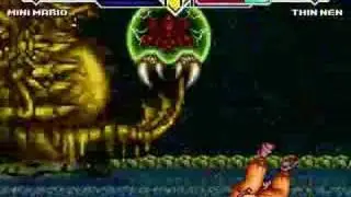 MUGEN - Mini Mario(Me) VS Thin Nen