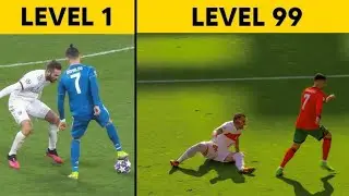 Cristiano Ronaldo Skills Level 1 To  Level 100 🐐