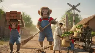 A Poor Monkey Rejected at a Tea Stall Finds Dignity Through Honest Work  Emotional  Story