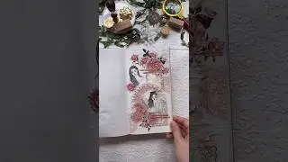 ASMR SCRAPBOOKING | orange theme 🧡| #art #aesthetic #asmr #design #scrapbook #journal #creative