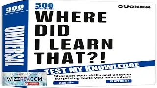 QUOKKA Trivia Games for Adults with 500 Questions Fun Adult Board