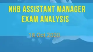 NHB AM 2020 Memory Based Paper & Exam Analysis