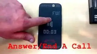 HTC One M9 Dot View Case Demo