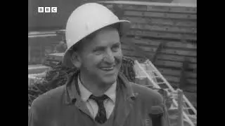 THE HUGE VEROLME SHIPYARD AT COVE COUNTY CORK ONE OF THE LARGEST IN THE BRITISH ISLES BBC TELEVISION