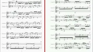 Dúo del Método Romero ,para dos clarinetes. Sound Fonts