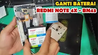Cara Ganti Baterai Redmi Note 4X BN43 | Baterai Double Power Garansi 6 Bulan