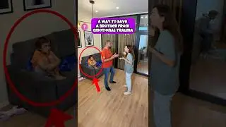 Big Brother STEPS IN to Protect Little Sibling from Parents' Fights #shorts