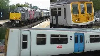 ROG Class 37 hauls the final ex-Thameslink Class 319s to Long Marston - 30th & 31st August 2017
