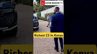 Richest CS in Kenya Hassan Joho heading to work in style