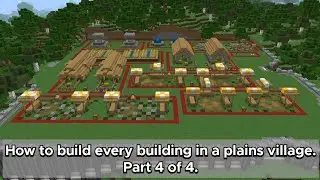 How to build each plains village building in Minecraft. Part 4. - CompanyCraft (2026)