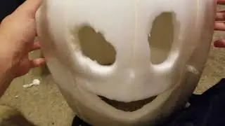 Custom Mascot Head - Part 2 - removing the fabric