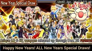 [DFFOO Global] Happy New Years everyone! ALL New Years Special Draws!