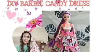 DIY BARBIE CANDY DRESS