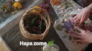Hapa Zome Workshop 🌿 | Printing with Leaves & Flowers