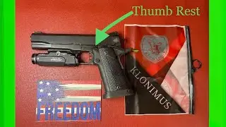 RIA M1911 M2 FS TAC II with thumb rest slide stop. #1911pistol #10mm