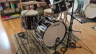 Drum Kits - Yamaha Recording Custom 14x24 9x13 15x16 (Solid Black)