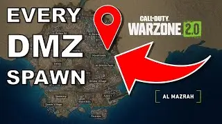 First Al Mazrah Map with DMZ Player Spawns - Navigate and Extract Safely With This Guide