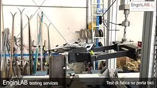 Test di fatica su porta bici da gancio