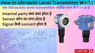 Ultrasonic level transmitter working | Internal parts ||ultrasonic sensor #transmitter #sensor