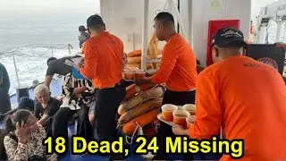 Ferry sinking kills 18, leaves 24 missing in the Philippines.