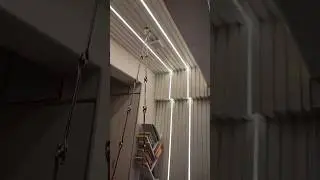 profile light fitting 🔥#electrician #profilelight #smartwork #homedecor