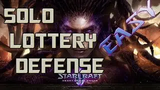 Starcraft II Arcade - Solo Lottery Defense - Easy