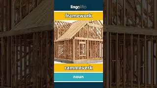 🇬🇧🇳🇴 framework - rammeverk : learn English : la oss l&aelig;re engelsk : vocabulary builder
