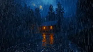 Relaxing Rain Sounds for Sleep  Night Rain, Cozy Cottage