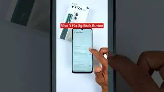 Vivo y19s 5G Back Button Settings - #vivoy19s #backbuttonsetting #settings #shorts