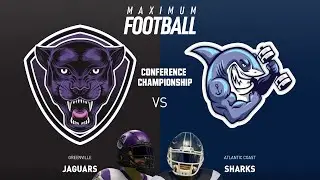 Maximum Football Dynasty | Jaguars at Sharks | Conference Championship | Year 1 |