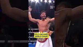 And The NEW! The moment Josh Kelly became IBF World Champion 👑