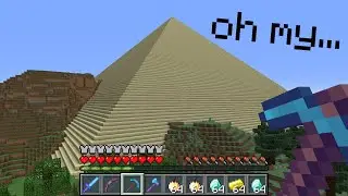 Minecraft UHC but you have to MINE the GIANT pyramid...