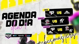 CBCS 1XBET MASTERS MAROMBA - FASE DE GRUPOS - DIA 1 - AO VIVO E COM IMAGENS