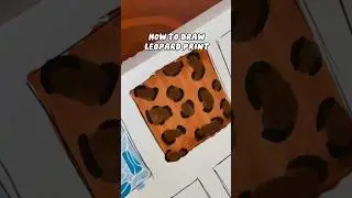 How to draw leopard print with ohuhu markers #colouringtime