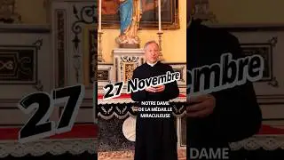 27 novembre&nbsp;: Notre Dame de la m&eacute;daille miraculeuse ✝️
